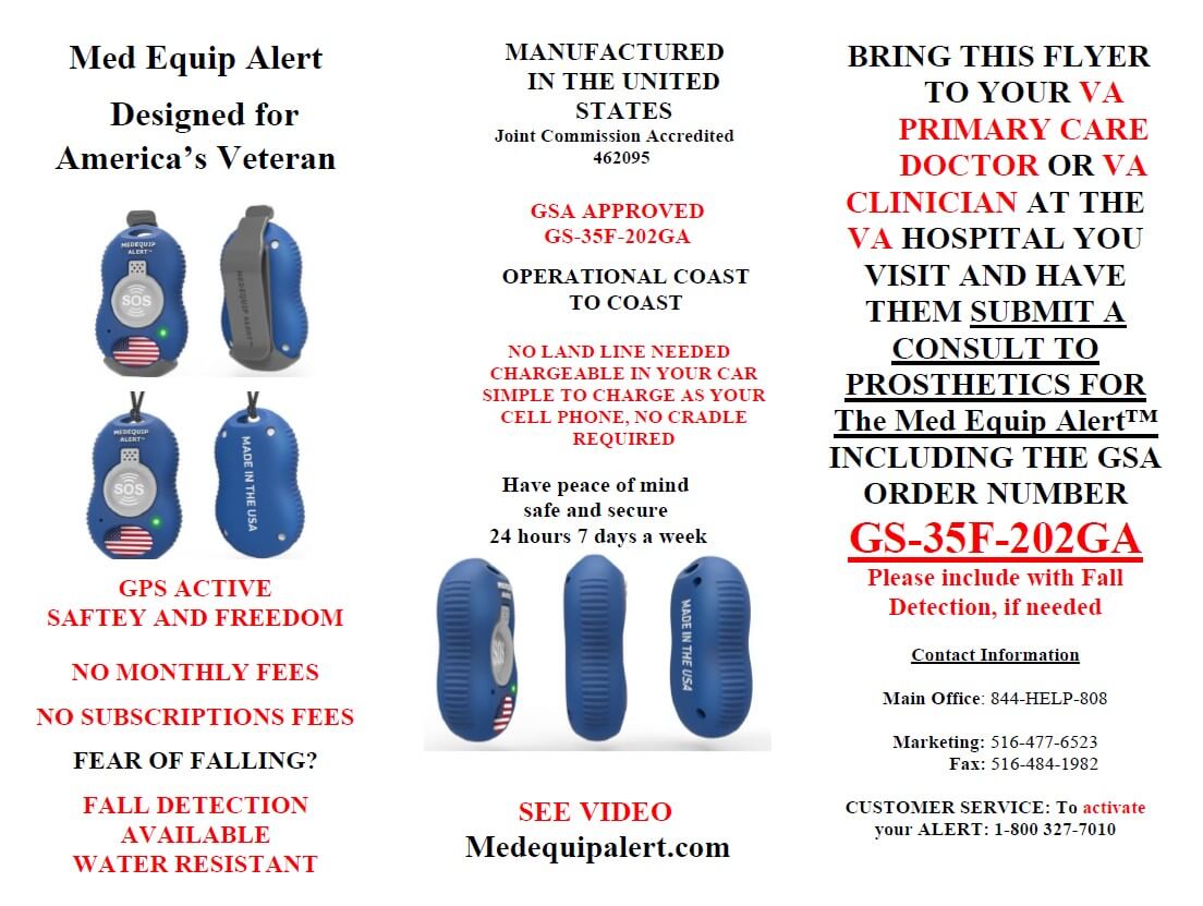 MedEquip Alert Designed for America's Veterans